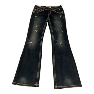 MEK‎ Denim Las Tunas Women's 27x32 Bootcut Jeans Embroidered Handcrafted